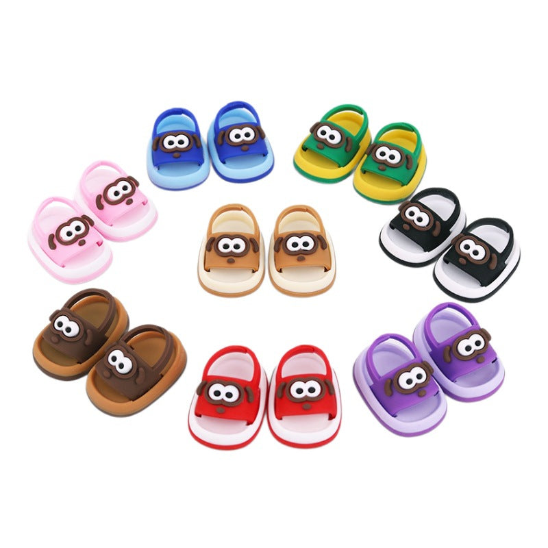 Shoes for 15-17cm labubu V1 V2 V3 Dolls Slipper Shoes BJD Blythe OB11 Dolls Accessories DIY Doll Toys