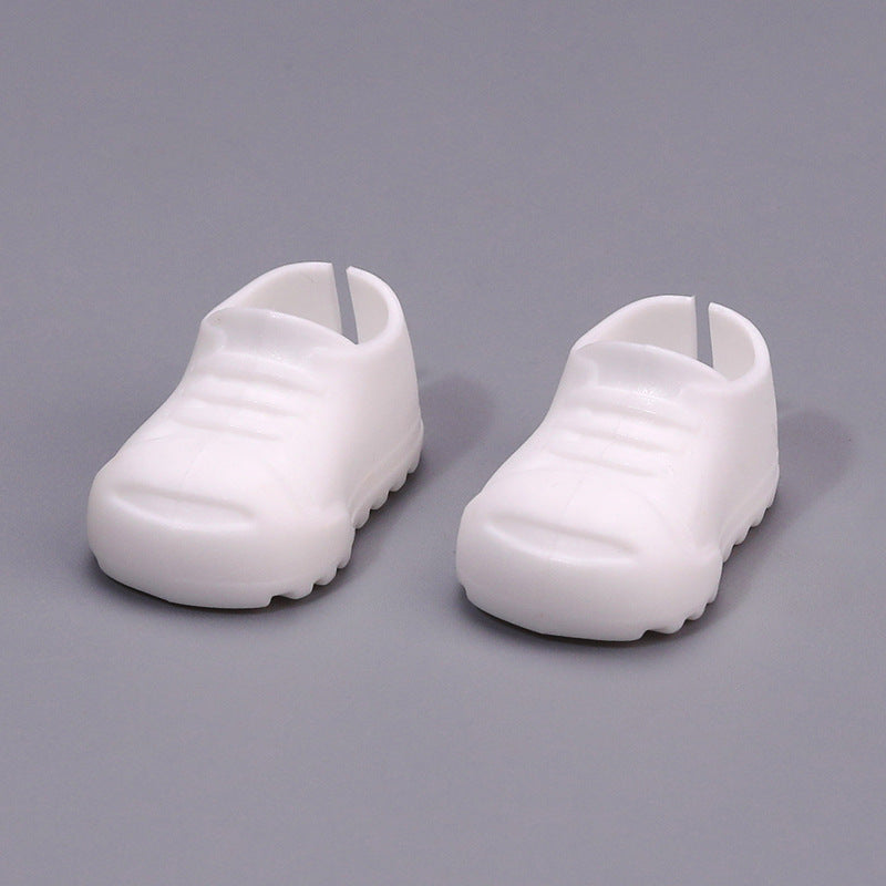 Rubber shoes open board shoes for 3.0 labubu V1 V2 V3 doll outfit Shark slippers jersey accessories