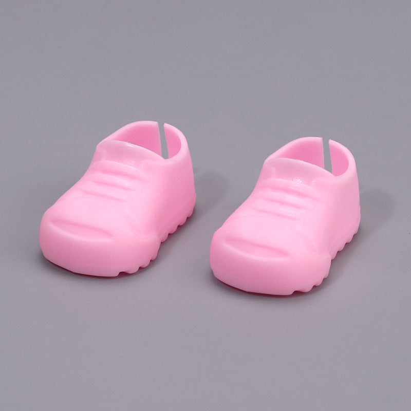 Rubber shoes open board shoes for 3.0 labubu V1 V2 V3 doll outfit Shark slippers jersey accessories