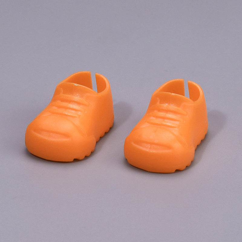 Rubber shoes open board shoes for 3.0 labubu V1 V2 V3 doll outfit Shark slippers jersey accessories