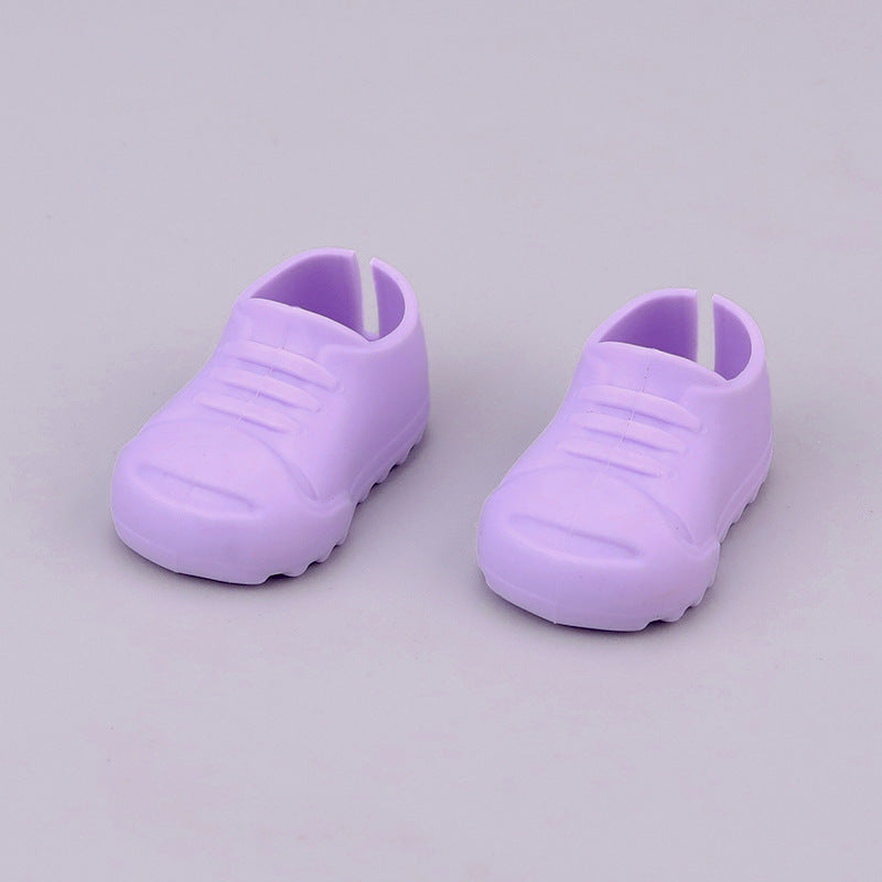 Rubber shoes open board shoes for 3.0 labubu V1 V2 V3 doll outfit Shark slippers jersey accessories