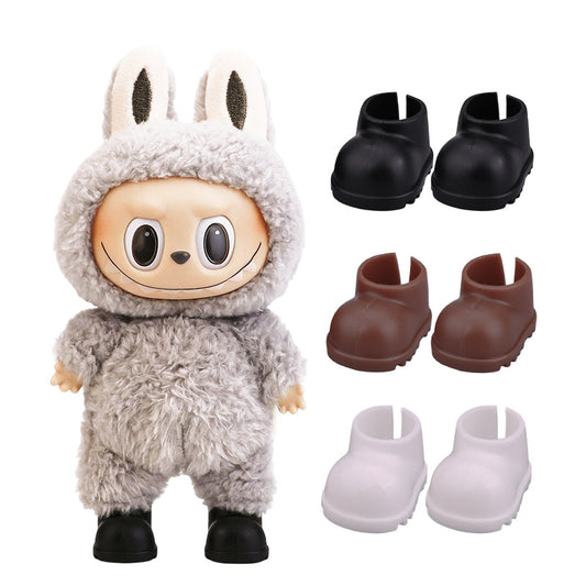 17cm Labubu Doll Shoes V1 V2 V3 Labubu Dolls Boots Accessories Toys Casual Sports Rain Shoes Dolls DIY Doll Toy