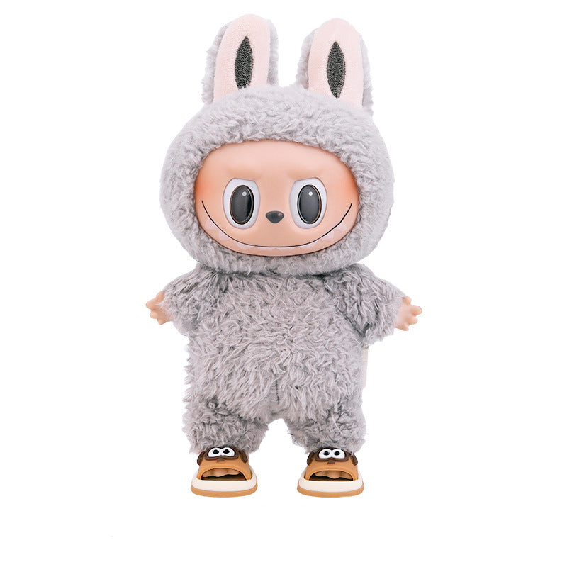 Shoes for 15-17cm labubu V1 V2 V3 Dolls Slipper Shoes BJD Blythe OB11 Dolls Accessories DIY Doll Toys