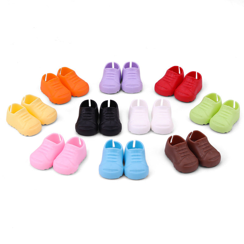 Rubber shoes open board shoes for 3.0 labubu V1 V2 V3 doll outfit Shark slippers jersey accessories