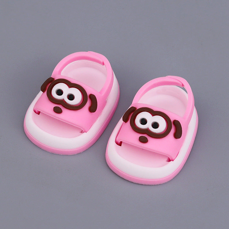 Shoes for 15-17cm labubu V1 V2 V3 Dolls Slipper Shoes BJD Blythe OB11 Dolls Accessories DIY Doll Toys