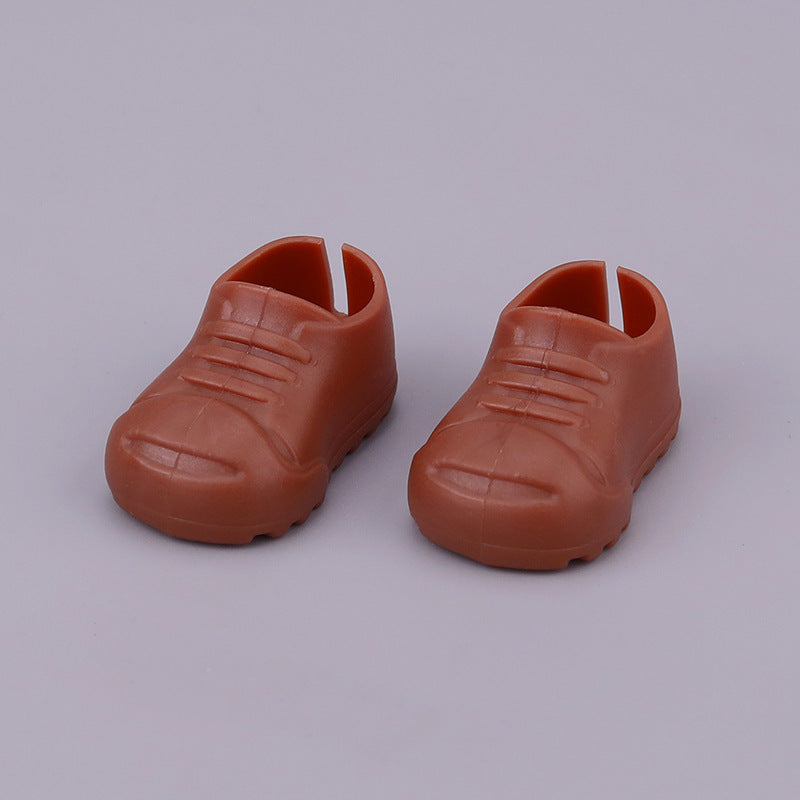 Rubber shoes open board shoes for 3.0 labubu V1 V2 V3 doll outfit Shark slippers jersey accessories